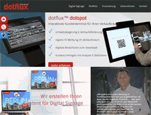 Tablet Screenshot of dotflux.com